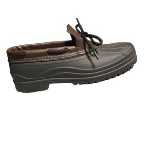 NWOT Brown on brown rain shoes